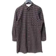 Paul Smith ポールスミス 長袖ロングシャツ 293311 672T タッターソール 19AW チェック柄 ウール 日本製 ブラック 黒 S 27111445