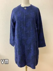 VM ヴーム ウール コート 青 レディース パラスパレス ジャケット VM ヴーム ウール コート 青 レディース パラスパレス ジャケット