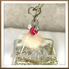 N.5  chepple ハンドメイドチャーム バッグチャーム　キーホルダーハンドメイド　バッグチャーム　チャーム