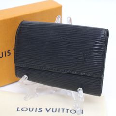 713)LOUIS VUITTON ルイヴィトン エピ キーケース 6連 ブラック 黒 M63812 ユニセックス