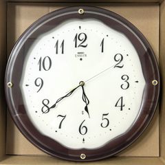 極美品✨ SEIKO EMBLEM 掛け時計 電波時計 スイープ HS551B - メルカリ