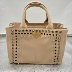 極美品✨ PRADA カナパ S 2way ショルダー付 スタッズ ビジュー ✨激レア✨PRADA プラダ カナパ 2wayショルダーバッグ ビジュー