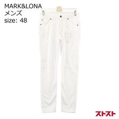 美品】マークアンドロナ パンツ 白 48 - メルカリ