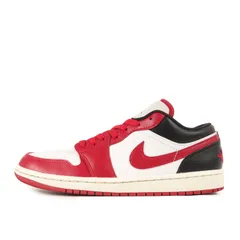 NIKE ナイキ サイズ:WMNS US9(26.0cm) | WMNS AIR JORDAN 1 LOW (DC0774-160) | ウィメンズ エア ジョーダン 1 ロー | ホワイト ジムレッド | ローカット スニーカー シューズ【中古】