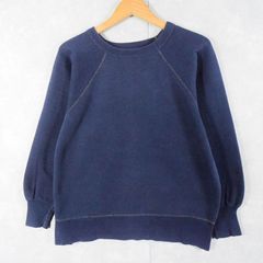 60's FRUIT OF THE LOOM 無地スウェット NAVY MEDIUM