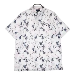 サイズ：3L CALLAWAY キャロウェイ 2024年モデル ボタンダウン 半袖ポロシャツ 総柄 ホワイト系 [240101507537] ゴルフウェア メンズ ストスト