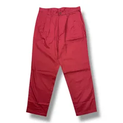 参考上代38500円 未使用品 E.TAUTZ 20SS PLEATED CHINO プリーツチノ チノパンツ トラウザー イートウツ バーガンディ 32 89253A5のサムネイル