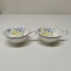 [N-5580] NARUMI BONE CHINA カップ2客 ※ソーサーはなし