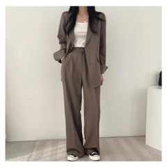 スーツ セットアップ パンツスーツ レディース ロングパンツ ジャケット 成人式 入学式 フォーマル エレガントママスーツおしゃれ 通勤 OL きれいめ 卒業式