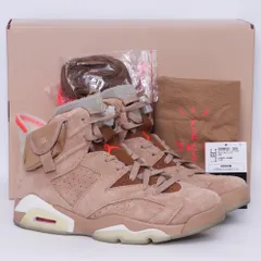 25cm NIKE × TRAVIS SCOTT Air Jordan 6 British Khaki DH0690-200