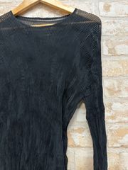 ISSEYMIYAKE イッセイミヤケ トップス シースルー プリーツ