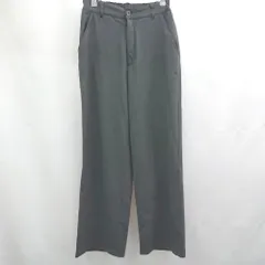 ◇ ⊇ フーズフーギャラリー カジュアル ストレートワイド スラックスパンツ サイズF グレー系 レディース　メンズ E  【1508060024206】のサムネイル