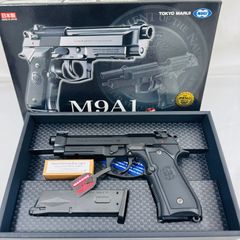 A【保管品】東京マルイ サムライエッジ M9A1 ベレッタ ガスブローバック ASGKマーク付き BB弾 サバイバルゲーム エアガン ミリタリー 箱付き