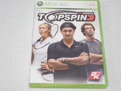 xbox360★TOP SPIN 3 海外版 EU版★箱付・説明書付・ソフト付★動作確認済