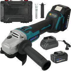 ディスクグラインダー 充電式 コードレス ブラシレス 10000回転/分 マキタ18Vバッテリー対応可能 125ミリ内径22mm 高速型 金属研磨 表面仕上 錆落とし 石材/木材切断 日曜大工