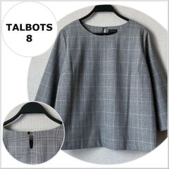 A0340【美品♪】タルボット　グレンチェックブラウス