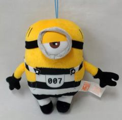 [중고] 봉제인형 미니언(007) 죄수복 봉제인형 [괴도글루의 미니언 대탈주]