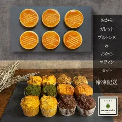 おからガレット・ブルトンヌ＆おからミニマフィンセット　18個入り　冷凍配送　【mamenoha飯田】のサムネイル