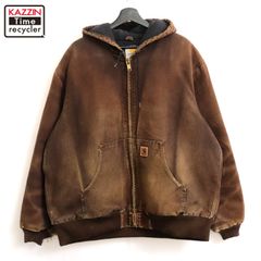 00s Carhartt アクティブパーカー ダック ジャケット メンズ 表記XLサイズ