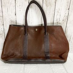 HERMES エルメス ガーデンパーティPM アマゾニア ダークブラウン □G刻