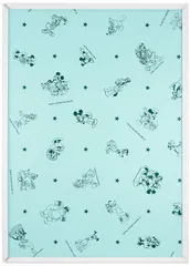 【新着商品】【日本製】 アルミ製 パズルフレーム ディズニー専用 セーフティパネル 300ピース用 ホワイト テンヨー(Tenyo) (30.5x43cm) ワンタッチ前開き方式 ロック機能付き ミッキーエンブレムプレート 掛け紐 フック 付属