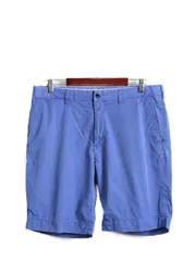 【お得なクーポン配布中!】 ポロ ラルフローレン ピマ コットン チノ ショートパンツ メンズ 35 ショーツ 短パン 半パン アーミー タイプ ノータック 青 ワンポイント