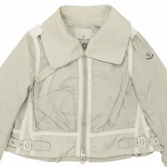 モンクレール MONCLER × SACAI SHIZUKA サカイ コラボ ナイロンジャケット ブルゾン ロゴ ワッペン 1109S4517705  ベージュ系 0 約S 1006 - メルカリ