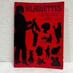 洋書 SILHOUETTES シルエット・影絵・切り絵 600点 18世紀～ アンティーク