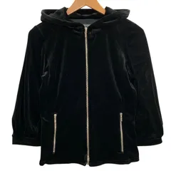 未使用級♡ベロアノア バイ フォクシー Lady Parka ベロア 黒 42 2025年最新】フォクシー ベロア パーカーの人気アイテム - メルカリ