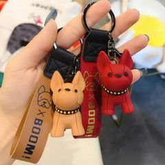 キーホルダー キーリング 犬 フレンチ ブルドッグ いぬ ワンちゃん バッグチャーム かわいい 動物 人気 ギフト プレゼント k1052