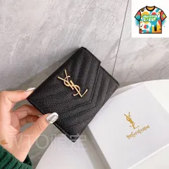 【今日WTO】Yves Saint Laurent イヴ・サンローラン スモールウォレットシリーズ 牛皮を採用し精巧な仕上げを備える-WTO輸入2-MLB23