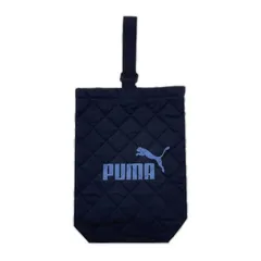 【新品】PUMA プーマ シューズバッグ プーマ PUMA キルト素材 ロゴ ネイビー PM415 黒 男の子 通園バッグ 手提げバッグ かっこいい 入園 入学 メール便