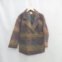 ◇ ⊆ emi+ エミプラス 長袖 ジャケット サイズL イエロー ブルー系 レディース E  【1504210000137】