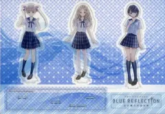 【中古】アクリルスタンド・アクリルパネル [単品] 白井日菜子＆司城夕月＆司城来夢 アクリルスタンドフィギュア 「PS4/PS Vitaソフト BLUE REFLECTION 幻に舞う少女の剣 ガストショップ限定版 コンボセット」 同梱特典