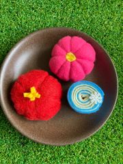 フェルト食べ物　和菓子3点セット