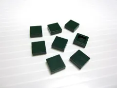 レゴ★未使用！濃緑色の１×１タイル８点セット