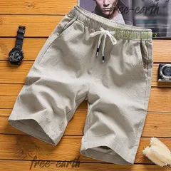 半ズボン 夏 メンズ ハーフパンツ リネンパンツ シンプル カジュアルパンツ 麻 ゆったり 男性 薄手 サマーパンツ 無地 5分丈パンツ おしゃれ 5分丈  vii3x113273