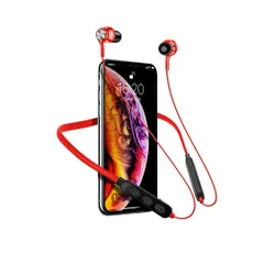 Bluetooth イヤホン ワイヤレスイヤホン ブルートゥース イヤホン マグネット搭載 10時間連続再生 Bluetooth5.0 マイク付き ハンズフリー通話 ステレオ ワイヤレスイヤホン マグネット式Android&iPhone&PC 多機種対応