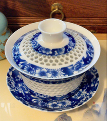 景隆堂★八宝茶の玲、蓋碗★茶器★茶道 具★大のサイザ