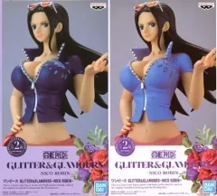 【中古】フィギュア 全2種セット 「ワンピース」 GLITTER＆GLAMOURS -NICO ROBIN-
