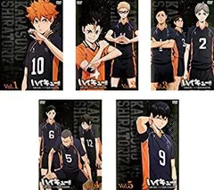 【中古】ハイキュー!! 烏野高校 VS 白鳥沢学園高校 [レンタル落ち] 全5巻セット [マーケットプレイスDVDセット商品]