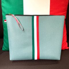 No.345 フェイクレザー　ドアポケットポーチ　ハンドメイド　FIAT アバルト