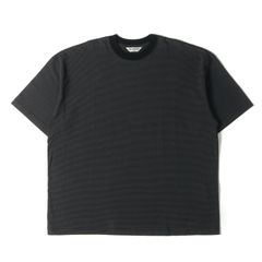 【美品】COOTIE クーティー Tシャツ サイズ:M / 23SS オーバーサイズ ボーダー クルーネック Tシャツ (Open End Yarn Border S/S Tee) / ブラック グレー / トップス カットソー 半袖【メンズ】【中古】