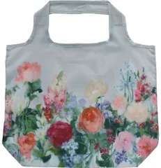 エコバッグ Mサイズ ジュリア プリントン「カッティングガーデン」 ゆうパケット マイバッグ 折り畳み コンパクト 花柄 かわいい ショッピングバッグ Mサイズ