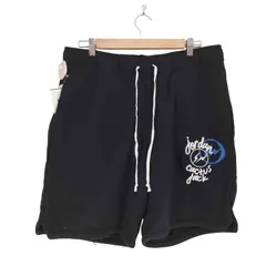 ジョーダンブランド JORDAN BRAND 21SS 発泡ロゴプリント スウェットショートパンツ メンズ JPN：L 