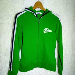 FILA【M】 ジップアップ パーカー ジャケット フード付き レディース