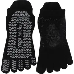 ☆ ブラック ☆ ヨガソックス 5本指 滑り止め ヨガソックス 5本指 5本指ソックス 靴下 ソックス 滑り止め 指先カット ピラティス レディース 女性 つま先あり 通気性 快適 くつした くつ下 おしゃれ かわいい スポーツソックス トレーニング ジム