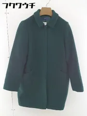 ■ SHIPS シップス ウール系 長袖 コート サイズ38 ダークグリーン レディース  【中古】 【1110210001540】のサムネイル