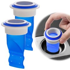 新品 排水口用目皿 自閉式防臭内芯 排水口カバー 排水トラップ シンク ストレーナー ゴミ受け 防虫 防菌 大排水量 防渋滞 防腐 耐久性 取り付け便利 防臭対策 2個入り