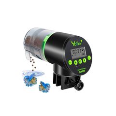 Ycozy自動給餌器 魚 USB充電式 Type-C 自動餌やり機 オートフィーダー 水槽 熱帯魚/金魚/亀 自動餌やり器 湿気防止 えさやりき | Navi-EVS 1